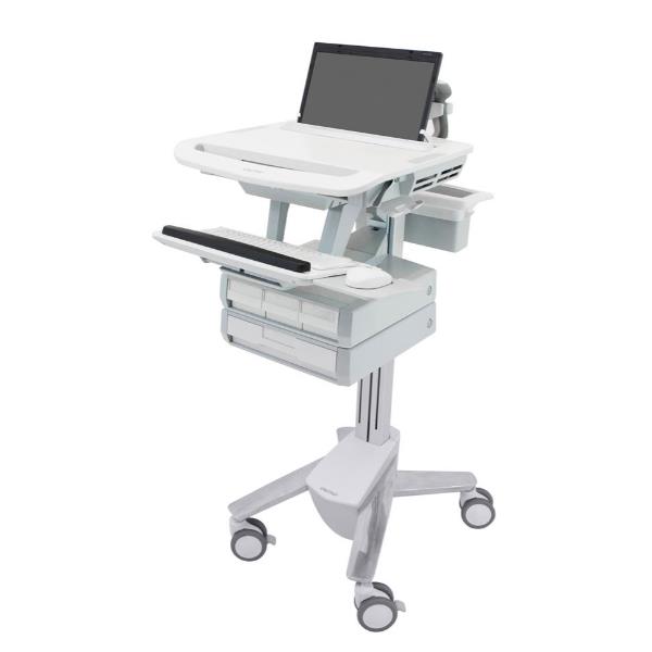 Carrello per Monitor Ergotron StyleView con Cassetto Alto - immagine 8