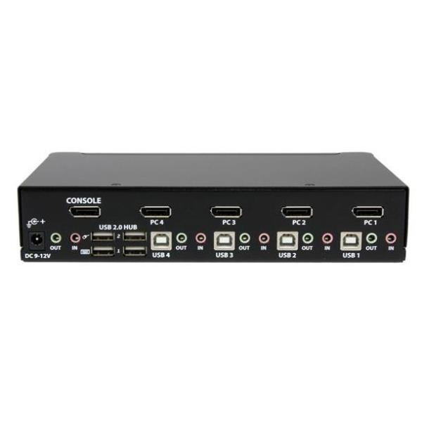 Switch KVM Startech a 4 Porte DisplayPort USB Managed - immagine 5