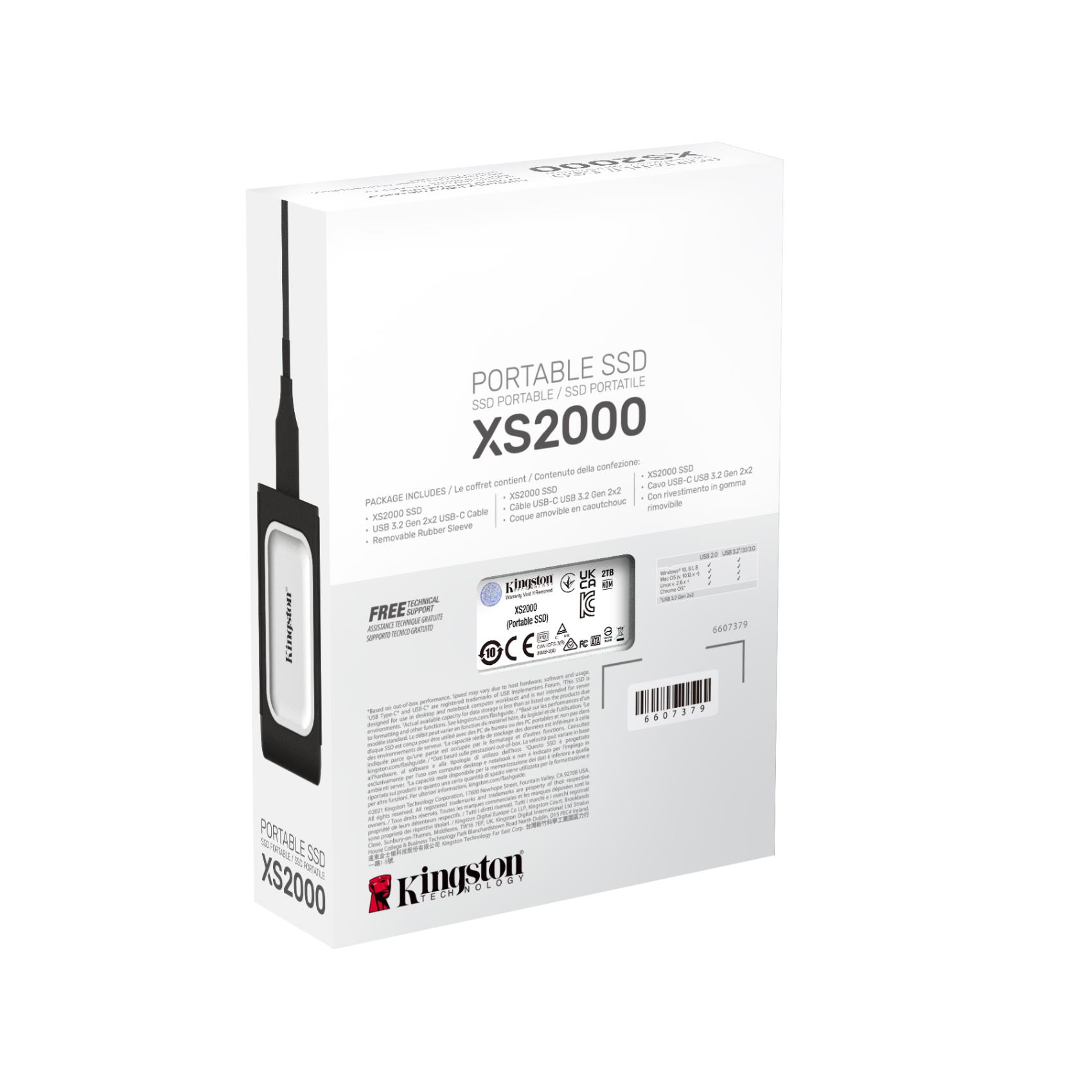 SSD Esterno Kingston SXS2000 2TB USB-C 2000MB/s - immagine 6
