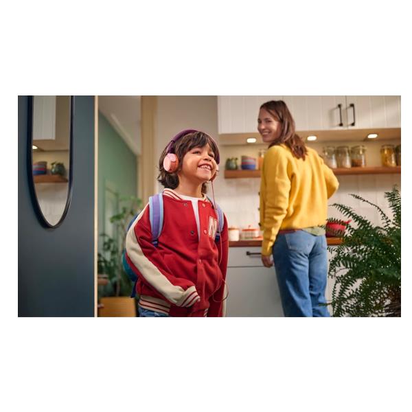 Cuffie Philips On Ear per Bambini Viola/Magenta con Microfono e Controllo Chiamate - immagine 4