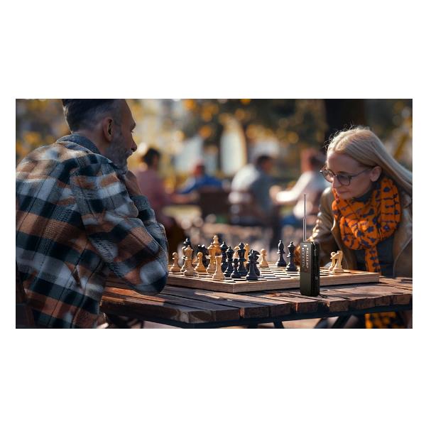 Radio AM/FM Portatile Philips Analogica a Batterie Nero - immagine 4