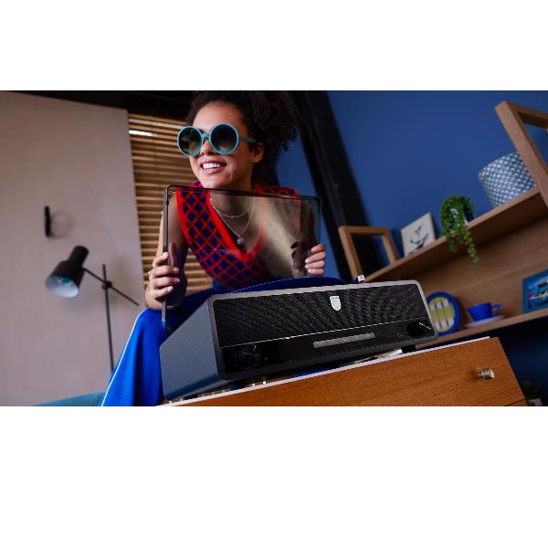 Giradischi Philips Stevie Bluetooth Nero - immagine 14