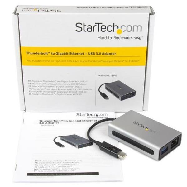 Adattatore di Rete Startech Thunderbolt RJ45 USB 3.0 Gigabit - immagine 10