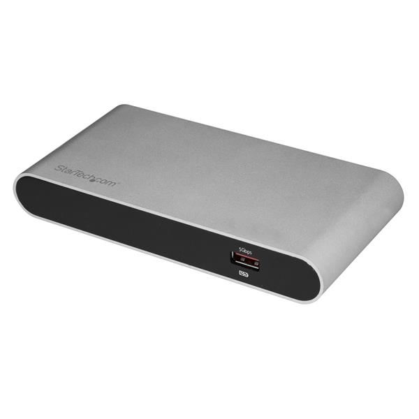 Docking Station Startech TB3 a USB 3.1 1x USB-C 3x USB-A Grigio Alluminio - immagine 4