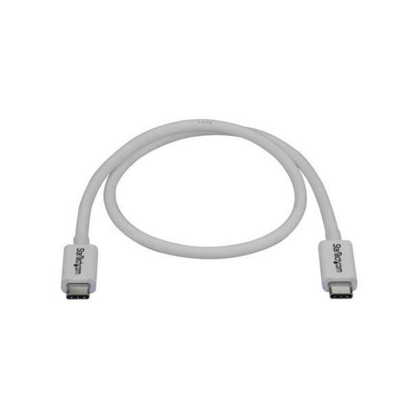 Cavo Thunderbolt 3 Startech USB-C 50cm Bianco Compatibile DisplayPort - SKU: TBLT34MM50CW - Immagine 2