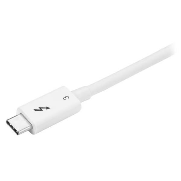 Cavo Thunderbolt 3 Startech USB-C 50cm Bianco Compatibile DisplayPort - SKU: TBLT34MM50CW - Immagine 4