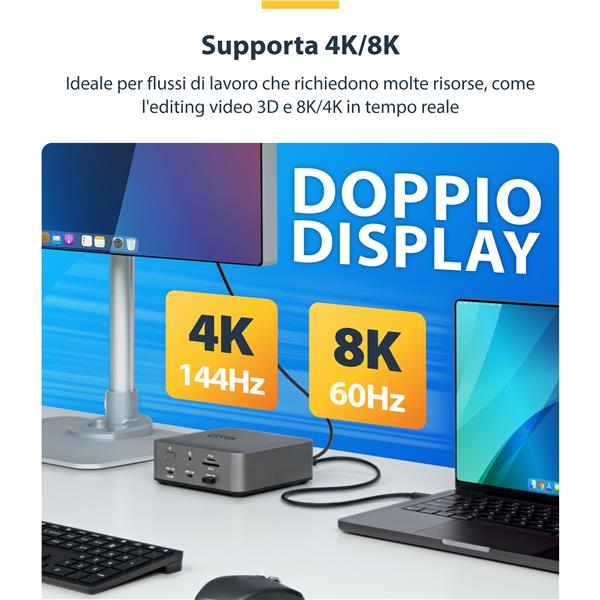 Cavo Thunderbolt Startech TBLT5MM1M240W 1m 240W - immagine 12