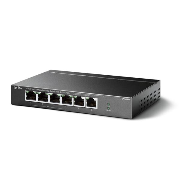 Switch TP-LINK TL-SF1006P 6 Porte 10/100 4 PoE - immagine 2