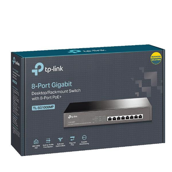 Switch TP-LINK TL-SG1008MP 8 Porte Gigabit PoE Unmanaged - immagine 2