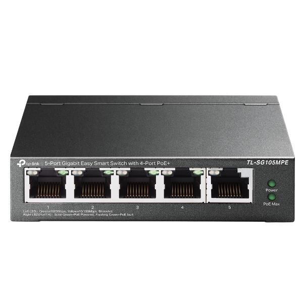 Switch TP-LINK TL-SG105MPE 5 Porte Gigabit PoE Smart Managed - immagine 2