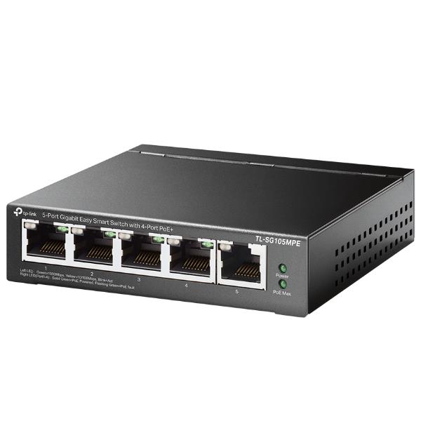 Switch TP-LINK TL-SG105MPE 5 Porte Gigabit PoE Smart Managed - immagine 4