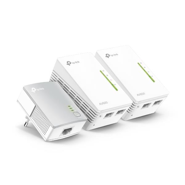 Adattatore Ethernet TP-LINK TL-WPA4220KIT Powerline WiFi 2 Porte - immagine 3