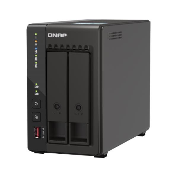 NAS Qnap TS-253E-8G Tower 2 Bay SATA 2.5GbE - immagine 2
