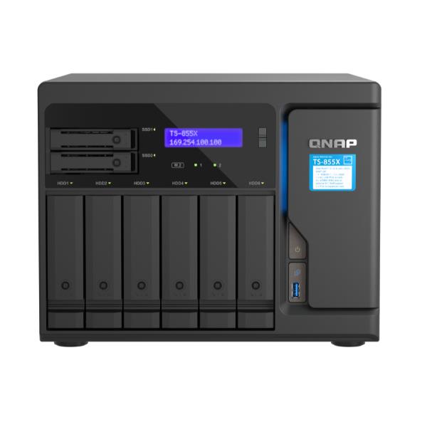 NAS Qnap TS-855X-8G Tower 8 Bay SATA 10GbE - immagine 4