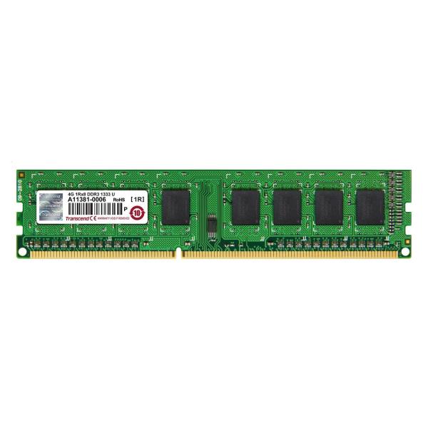 Modulo RAM DDR3 Transcend 4GB 1333MHz PC3-10666 UDIMM - immagine 2