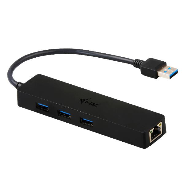 Hub USB I-Tec 3 Porte USB-A 3.0 + Porta Ethernet RJ45 - immagine 2