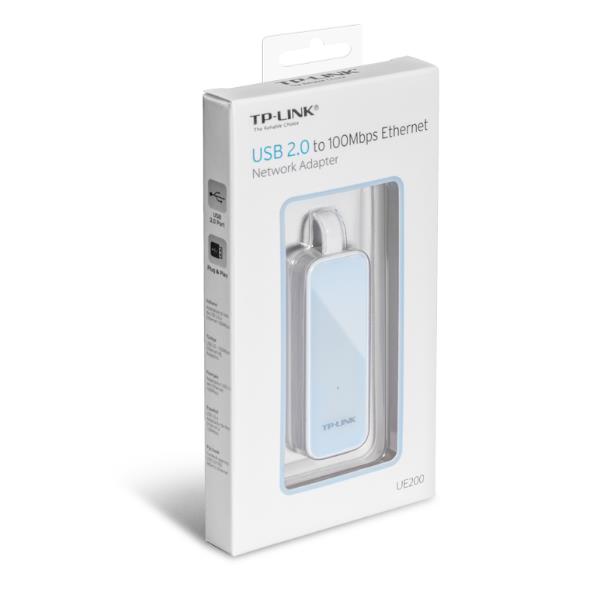Adattatore di Rete TP-LINK UE200 USB 2.0 a RJ45 100Mbit/s - immagine 4