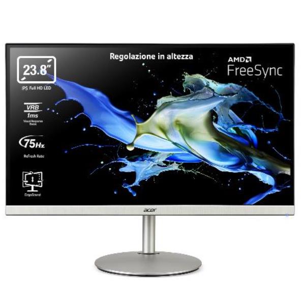 Monitor Acer CB242Y 23.8" Full HD IPS Regolabile in Altezza - immagine 3