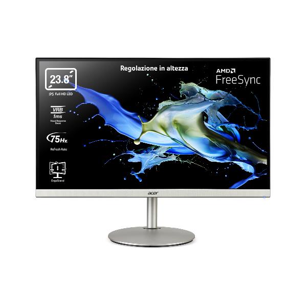 Monitor Acer CB242Y 23.8" Full HD IPS Regolabile in Altezza - immagine 7
