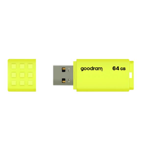 Chiavetta USB Goodram UME2 64GB USB 2.0 Gialla - immagine 3