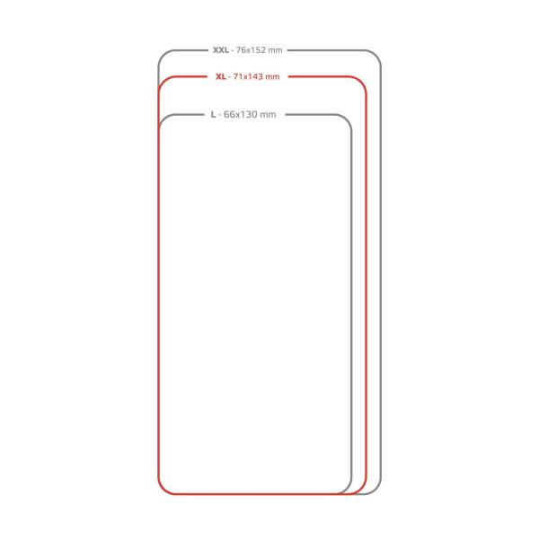 Custodia Smartphone Celly UNICA VIEW 4.5"-5.0" Similpelle Rosa - immagine 3