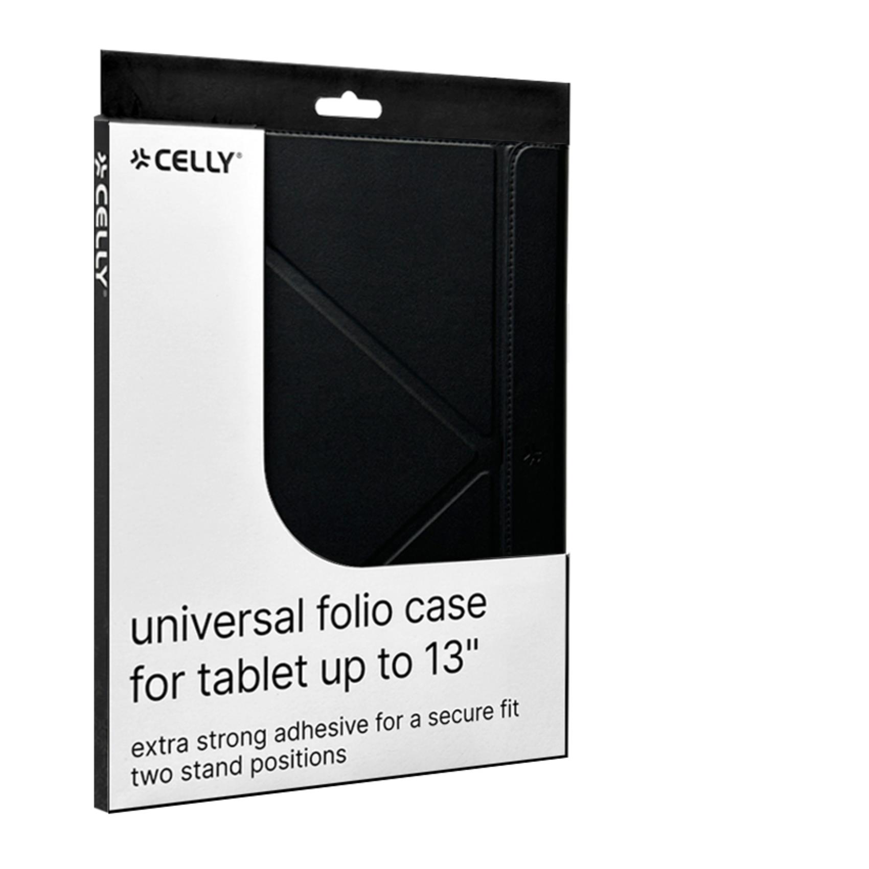Custodia Tablet Celly UNISTICKT13 13" Universale Similpelle Nero - immagine 6