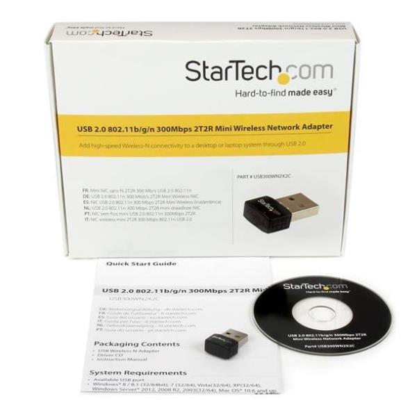 Adattatore di Rete Wireless Startech USB 2.0 300 Mbps - immagine 3