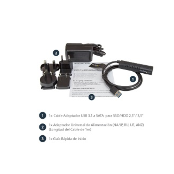 Adattatore SATA a USB Startech USB 3.2 Gen 2 10Gbps UASP - immagine 9