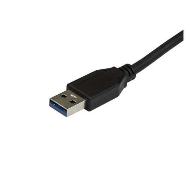 Cavo USB-A a USB-C Startech 0.5m USB 3.1 Nero - immagine 3