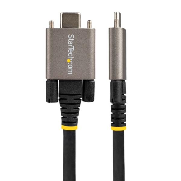 Cavo USB-C Startech 1m Viti Bloccaggio 10Gbps 100W PD - immagine 2