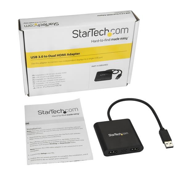 Hub USB Startech Adattatore Dual HDMI USB 3.2 - immagine 6