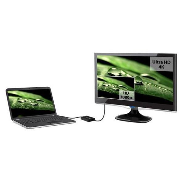 Adattatore USB 3.0 a HDMI Startech 4K Ultra HD Nero - immagine 2