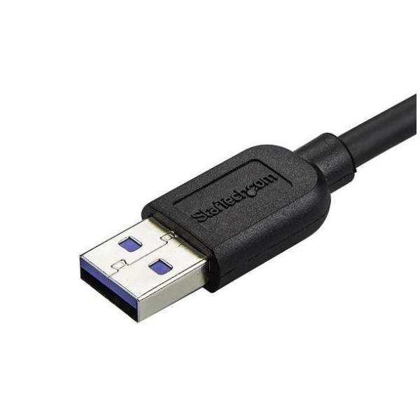 Cavo USB 3.0 Startech Tipo A a Micro B Slim Angolato 1m - immagine 5
