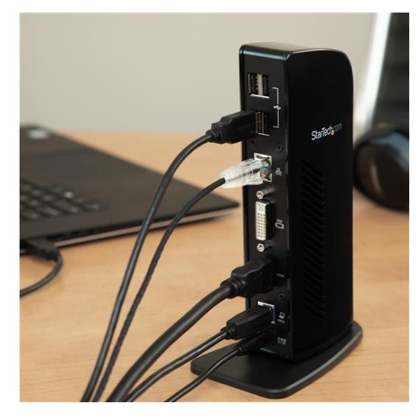 Docking Station Startech USB 3.0 Dual Monitor HDMI DVI per Notebook - immagine 5