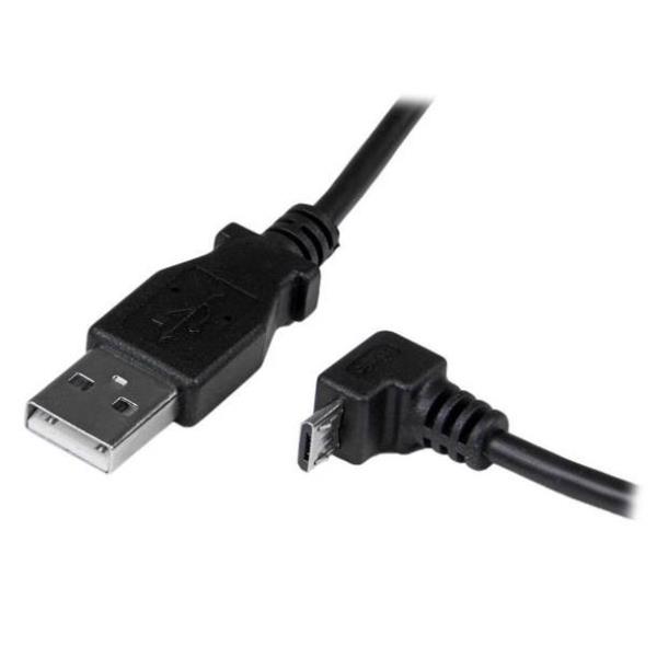 Cavo USB Startech A a Micro B Angolare 2 Metri Nero - immagine 6