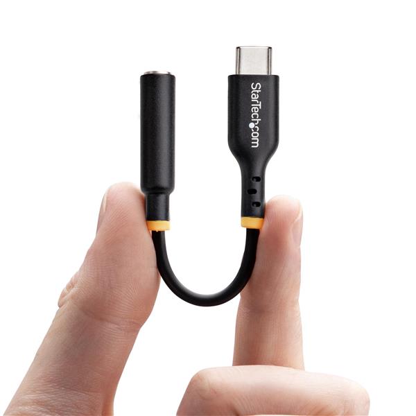 Adattatore Audio Startech USB-C a Jack 3.5mm Nero - immagine 16