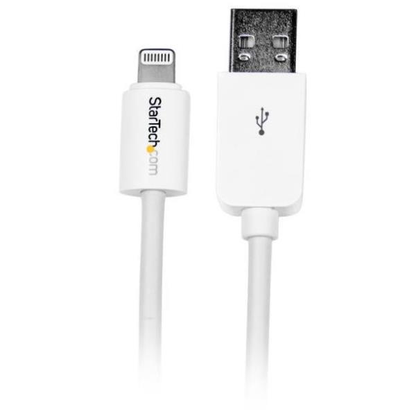 Cavo Lightning a USB Startech 8 Pin 3 Metri Bianco - immagine 3