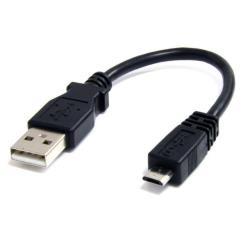 Cavo USB A a Micro USB Startech 15cm Nero - immagine 5