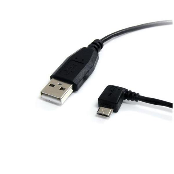 Cavo USB a Micro USB Startech Angolato 1.8 Metri Nero - immagine 4