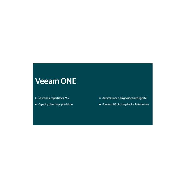 Veeam One - SOFTWARE MULTILICENZA (ELETTRONICA) - immagine 3