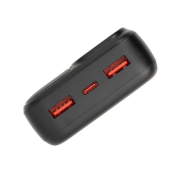 Power Bank Rivacase 20000 mAh PD 20W LCD Display Nero - immagine 3