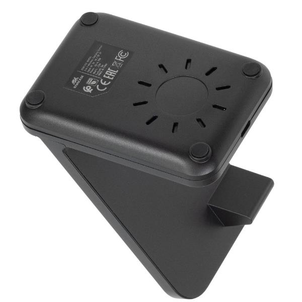 Caricabatterie Wireless Rivacase Stand 3 in 1 15W USB-C Nero - immagine 5