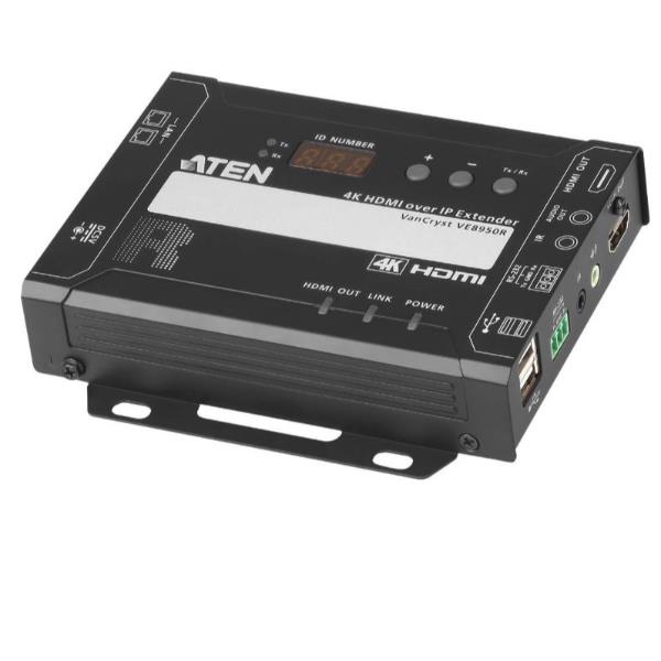 Extender Video Aten Ricevitore HDMI 4K over IP Nero - immagine 2
