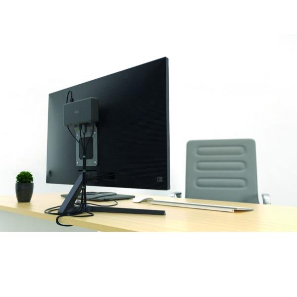 Supporto VESA per Docking Station I-Tec in Alluminio Nero - immagine 4