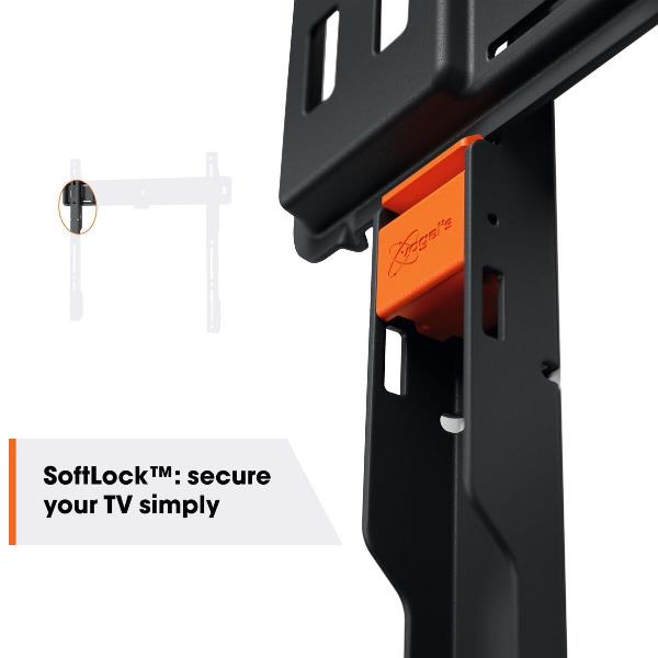 Staffa TV Vogels QUICK TVM 1603 Fissa per Schermi 40-100" fino a 75kg - immagine 2