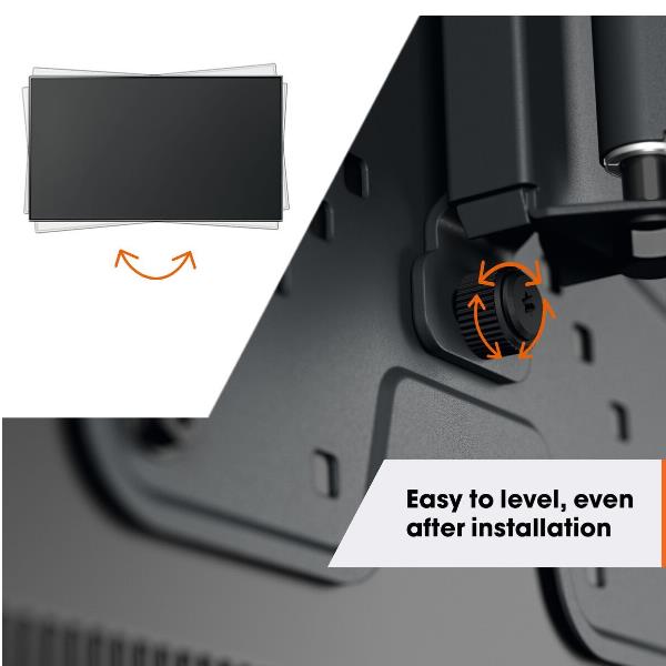 Staffa TV Vogels QUICK TVM 1623 Girevole per Schermi 40-77" fino a 35kg - immagine 7