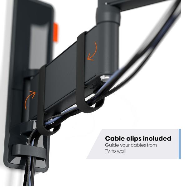 Staffa TV Vogels COMFORT TVM 3443 Girevole Full-Motion per TV 32-65 - SKU: VOG3834431 - Immagine 5