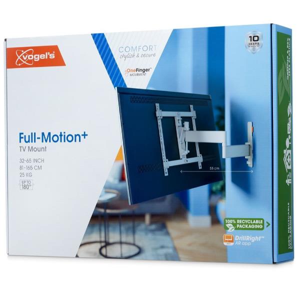 Staffa TV Vogels COMFORT TVM 3443 Girevole Full-Motion per TV 32-65 - SKU: VOG3834431 - Immagine 7