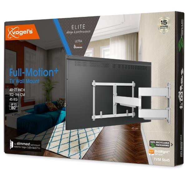 Staffa TV Vogels ELITE TVM 5645 3 Snodi per TV 40-77" fino a 45kg - immagine 11