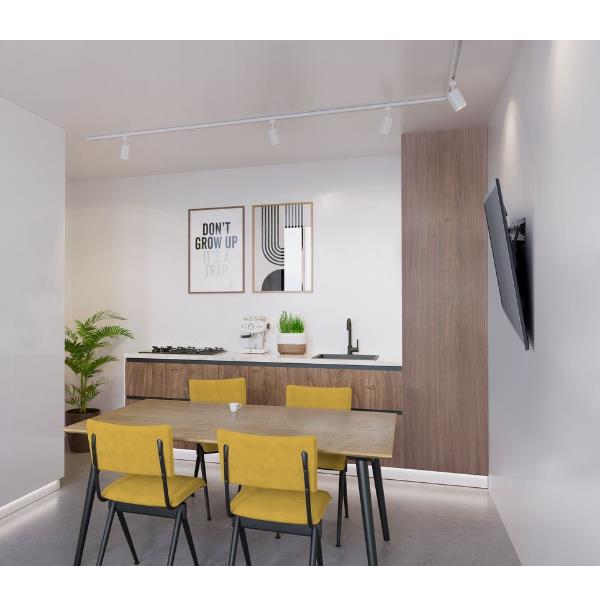 Staffa TV Vogels MA4010-B1 Inclinabile VESA 600x400 per Schermi 40-65" - immagine 4